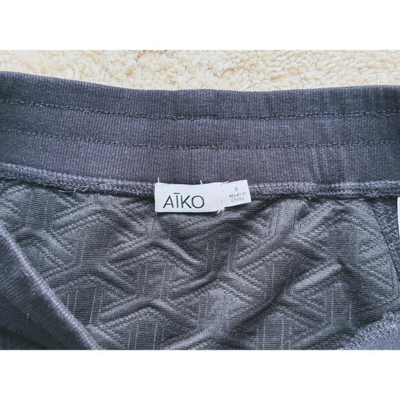 NWT AIKO Black Quilted Skater Skirt Small Dark Academia WhimsiGoth Luxury Fall - Picture 5 of 6